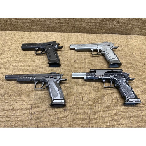 779 - 4 Air-Pistols no magazines (untested) (local collection only must have photographic ID or shipment t... 