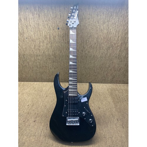 715 - Ibanez GRGM21L Mikro right handed 3/4 guitar in Black night with infinity pick ups, with gig bag.  G... 