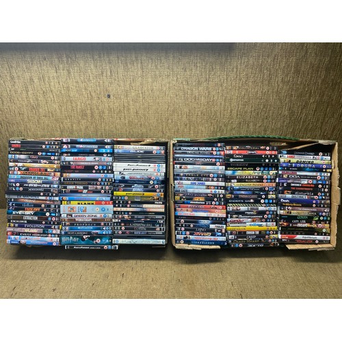 755B - Large selection of DVDs including: Gran Torino, Harry Potter and Django Unchained.