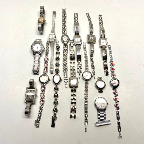 403 - selection of 15 ladies watches.