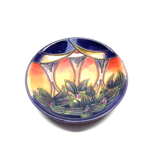 724 - Moorcroft pin dish 11.5cm.