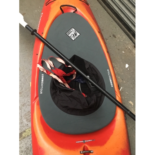 79 - Dagger Blackwater 10.5  kayak with splash deck Palm combiday tour and paddles.