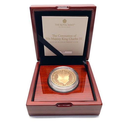 737 - The Royal Mint The Coronation of His Majesty King Charles III 2023 UK 1oz Gold Proof Coin
Limited Ed... 