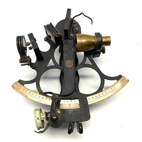 587 - sextant by Henry Hughes & son.