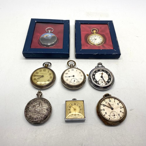 595 - collection of pocket watches.