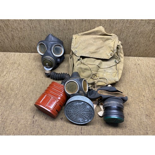 600 - WWII gas masks.