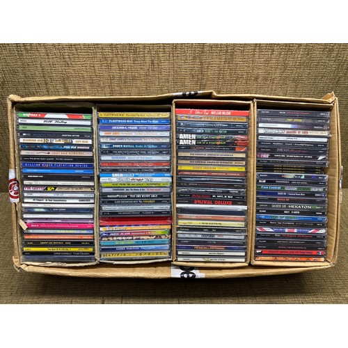 188 - Large selection of CDs including: Fleetwood Mac, Masters of blues and AeroSmith.