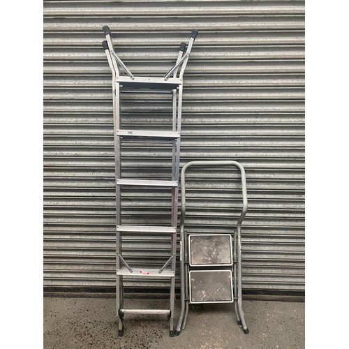 290 - extendable ladder and step ladder,