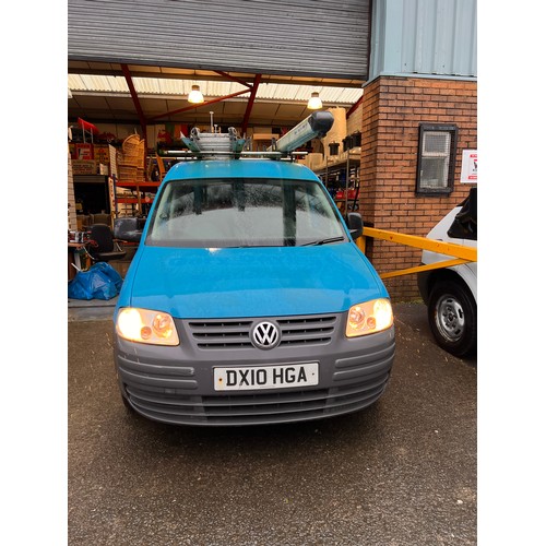 Volkswagen Caddy Van. Reg DX10HGA. 136214 Miles. Ex British Gas and