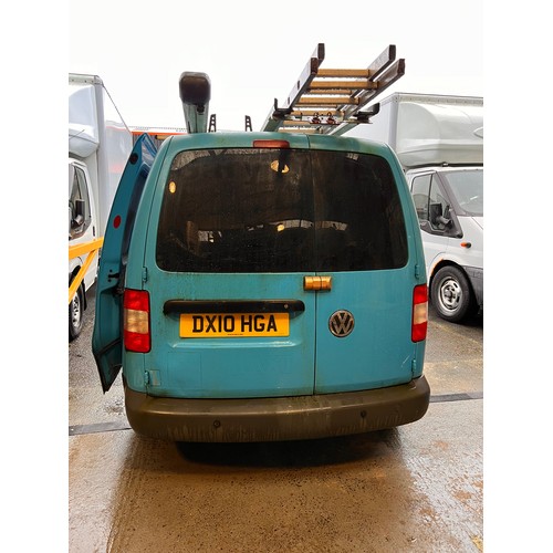 Volkswagen Caddy Van. Reg DX10HGA. 136214 Miles. Ex British Gas and