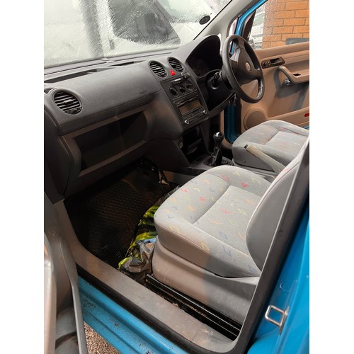 Volkswagen Caddy Van. Reg DX10HGA. 136214 Miles. Ex British Gas and