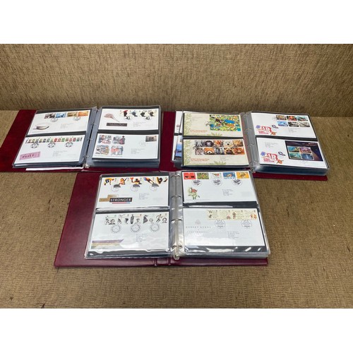 454 - Three folders of Royal Mail First Day covers 1980s.