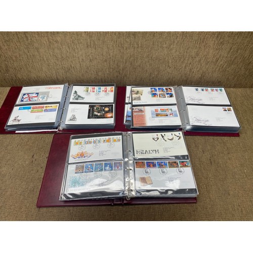 454 - Three folders of Royal Mail First Day covers 1980s.