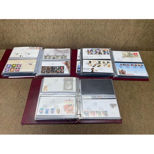 454 - Three folders of Royal Mail First Day covers 1980s.