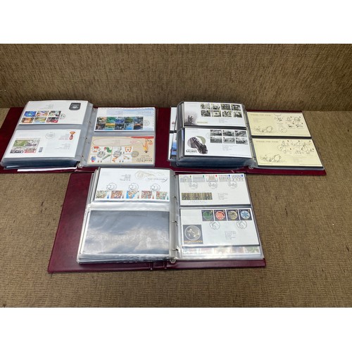 454 - Three folders of Royal Mail First Day covers 1980s.