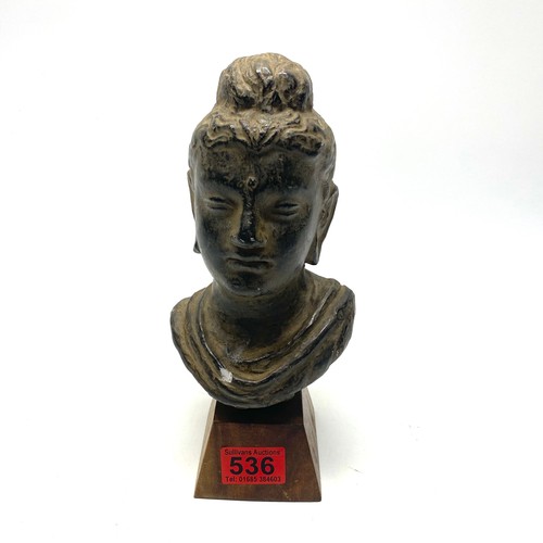 536 - Buddha Head From Gandhara, Pakistan, 3rd cent A.D.