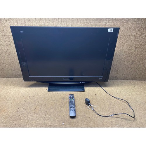 59 - Panasonic Flat screen TV with remote