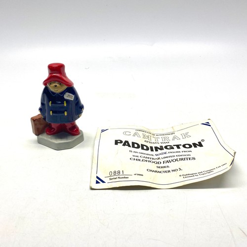 739 - Wade Camtraks Childhood Favourites No.3 Paddington Bear.