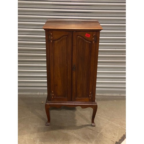 565 - Vintage Edwardian music cabinet.