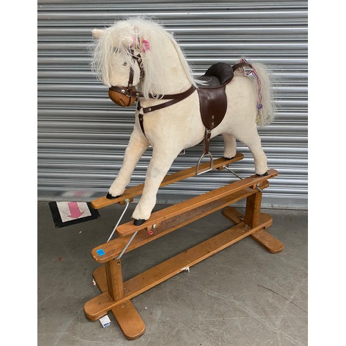 927 - Vintage rocking horse.