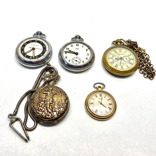 582 - Collection of pocket watches.