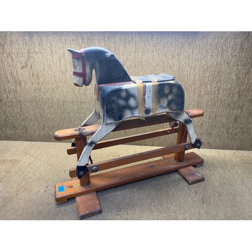 952 - Vintage rocking horse by LeeWay.