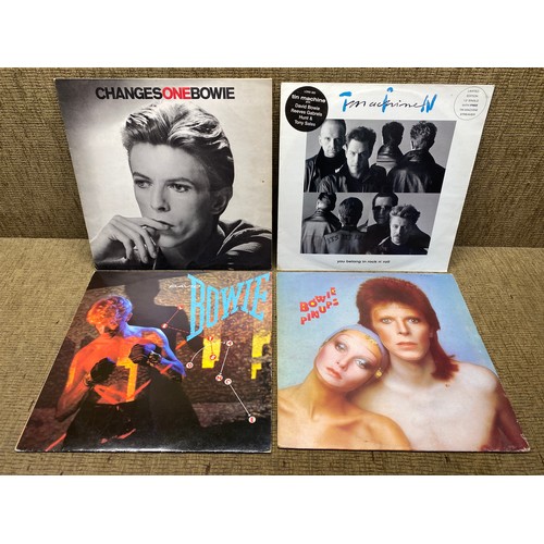 957 - 3 David Bowie Vinyl LP Records including Pin Ups plus Tin Machine 12” Single