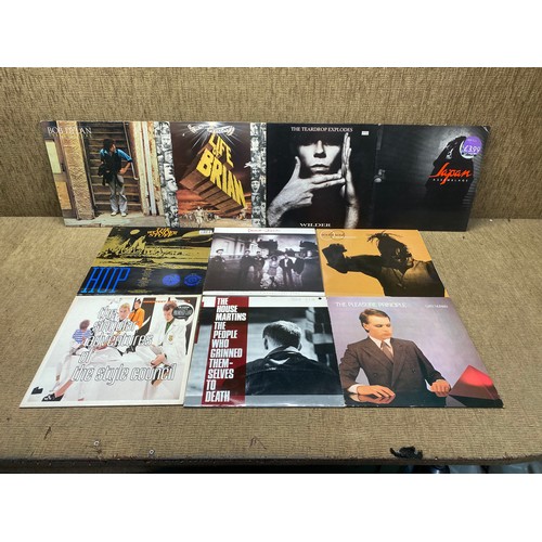 984 - 10 vinyl LPs including deacon blue, bob Dylan.