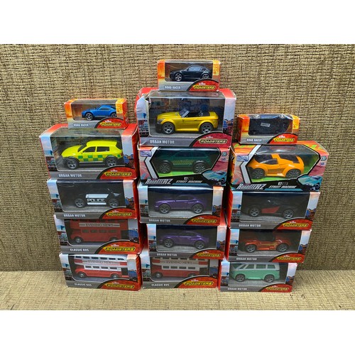 158 - selection of die cast roadsters.