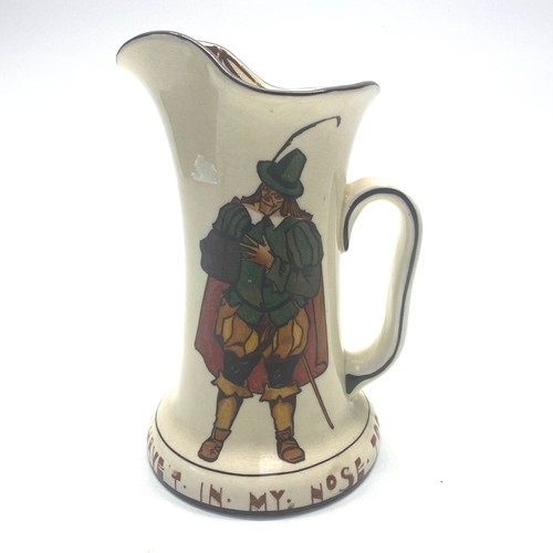 602D - Vintage Royal Doulton Shakespearean Knights Series, Sir Andrew Aguecheek Pitcher.