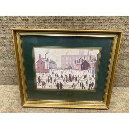 603A - Three vintage L S Lowry prints including 