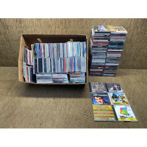 90B - Large selection of CDs including: Bob Dylan, AC/DC and Oasis.