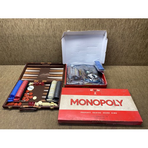 474G - Poker set, vintage monopoly and a AMD 7900X chipset.