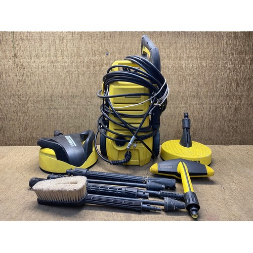 254 - karcher jet wash and accessories.