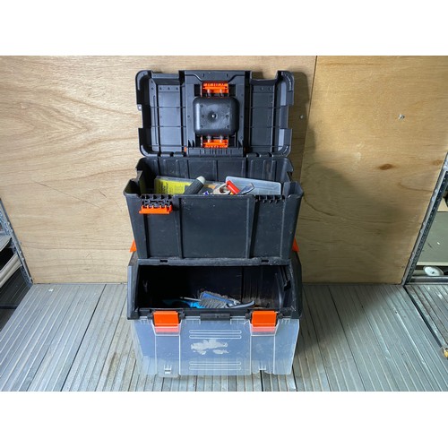 93A - Tool box with with contents.