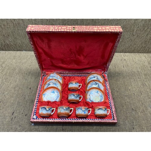 705 - Boxed Japanese tea set