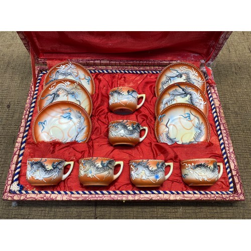 705 - Boxed Japanese tea set