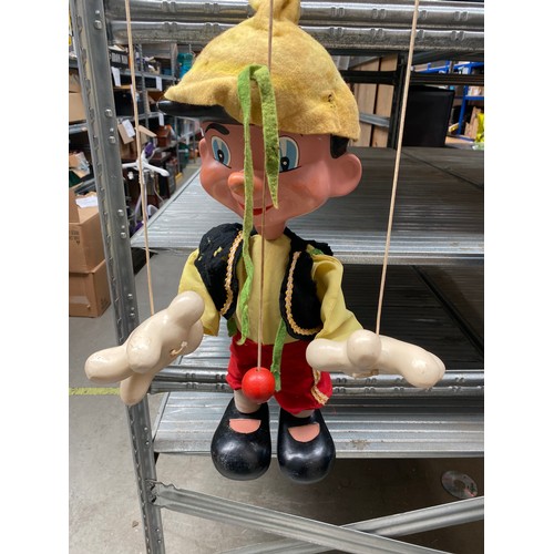 1053 - Pelham puppets extra large Pinocchio marionette.