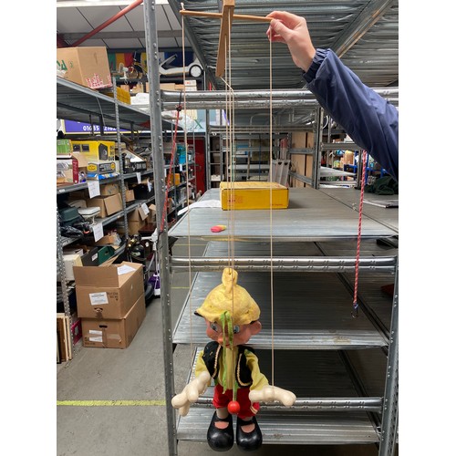 1053 - Pelham puppets extra large Pinocchio marionette.