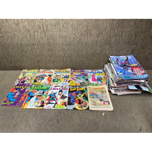 1065 - Large selection of comics including dc national comics superman.