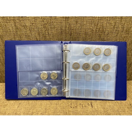 857 - Coin album including £2 coin’s approximately £78.