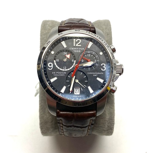 866 - Mens Certina DS Podium GMT Chronograph Watch.