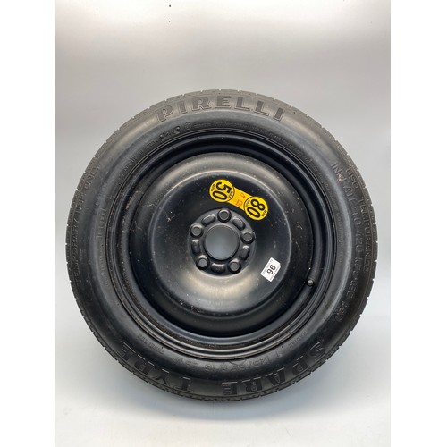 96 - spare wheel with Pirelli tyre T-125/85- 16.