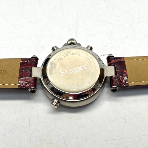 881 - Stauer premier collection watch. with instructions, (box has wear).