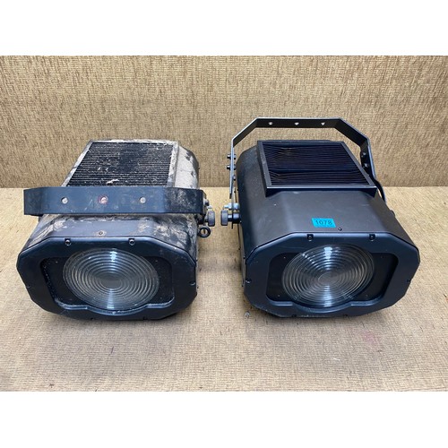 1078 - A pair of Futurelight PCC-1200 colour changing DJ disco lights