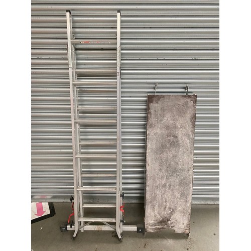 163 - 5 way professional combination ladder and platform.