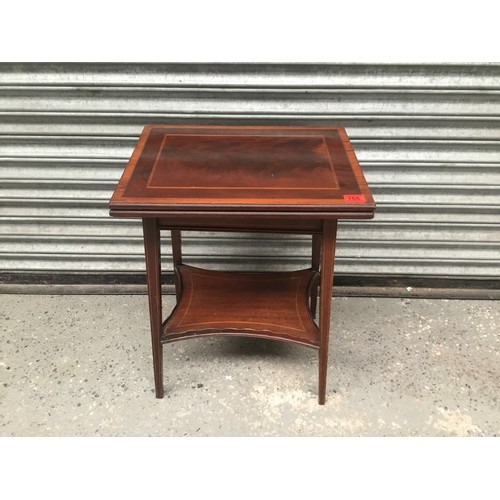 768 - Vintage folding tea table.