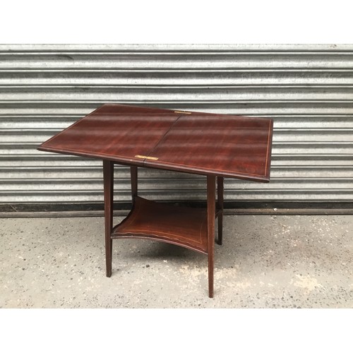 768 - Vintage folding tea table.