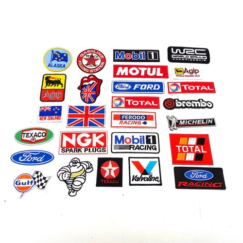 781 - Selection of motorsport race patches.