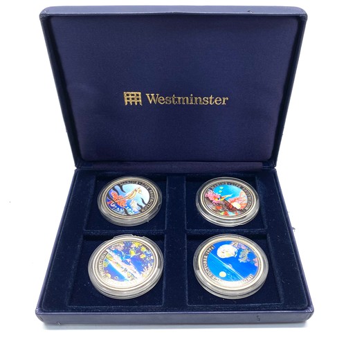 936 - The Palau Marine life coloured proof coin set by Westminster mint.